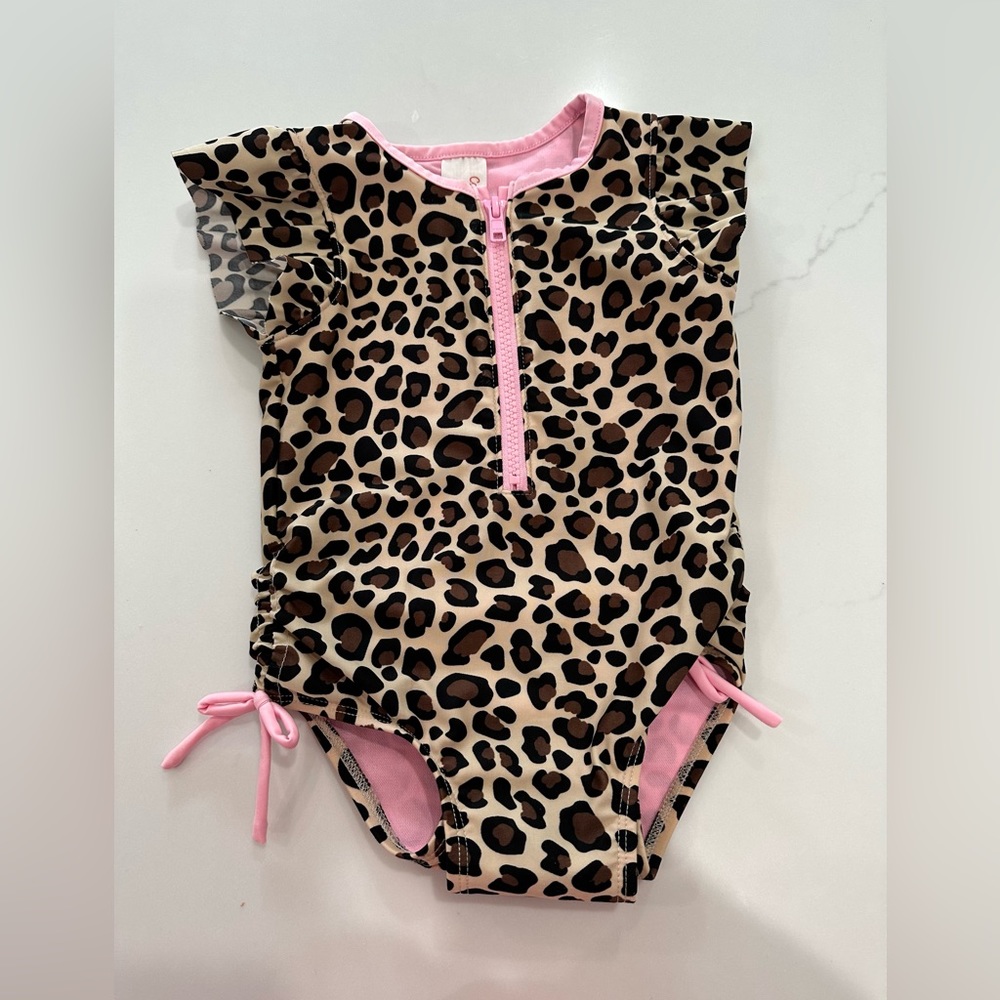 Toddler Leopard swimsuit 3T